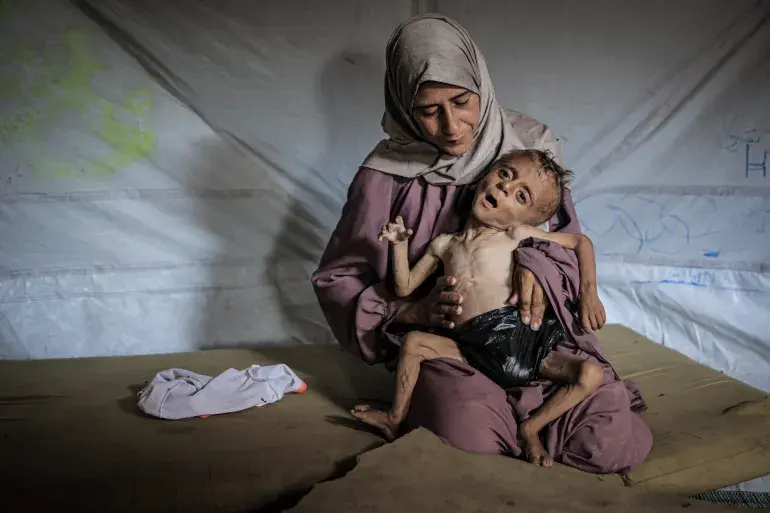 Harsh daily conditions faced by displaced families