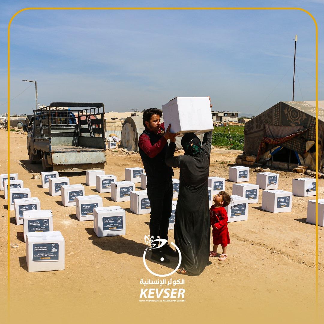 Essential supplies reaching a community